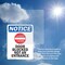 Signmission Door Blocked Not An Entrance Sign, Vinyl Decal, 5in W x 7in L, 2PK OS-2PACK-NS-D-57-V-11470 - alternate 4